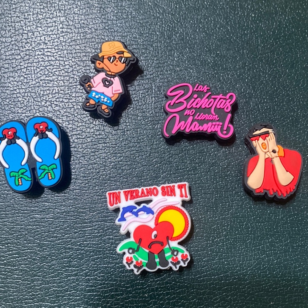 Bad bunny croc charms